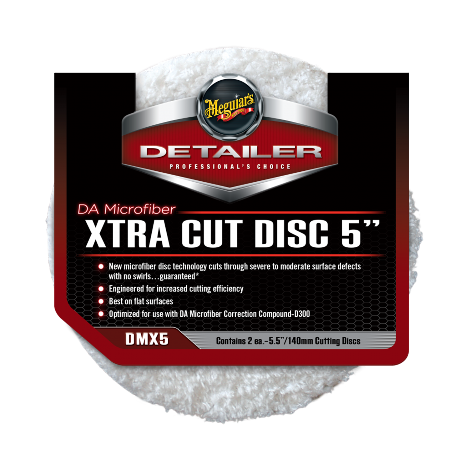 DA MICROFIBRE XTRA CUT DISC 5" - PACK 2 UDS.