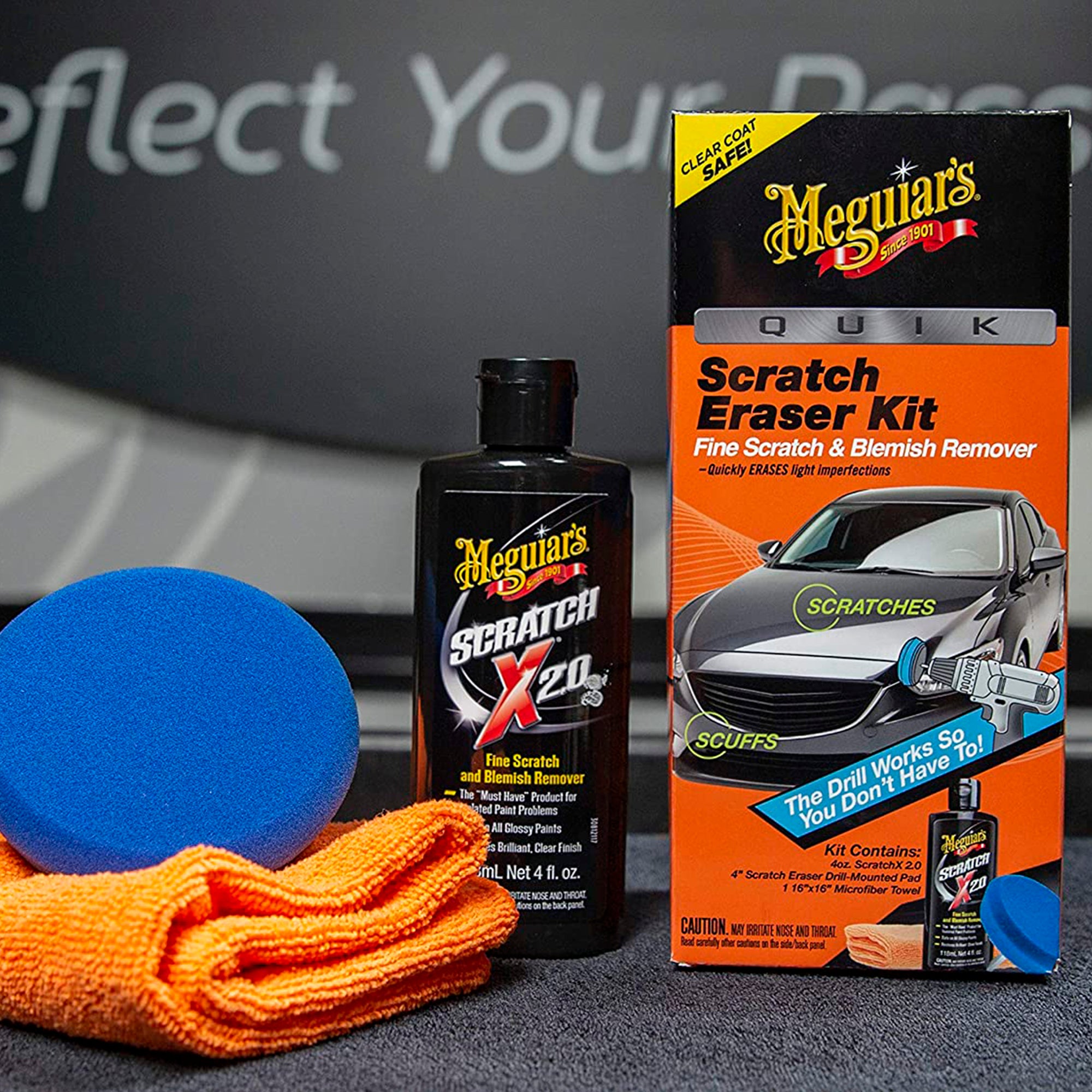 MEGUIAR'S QUIK SCRATCH ERASER KIT