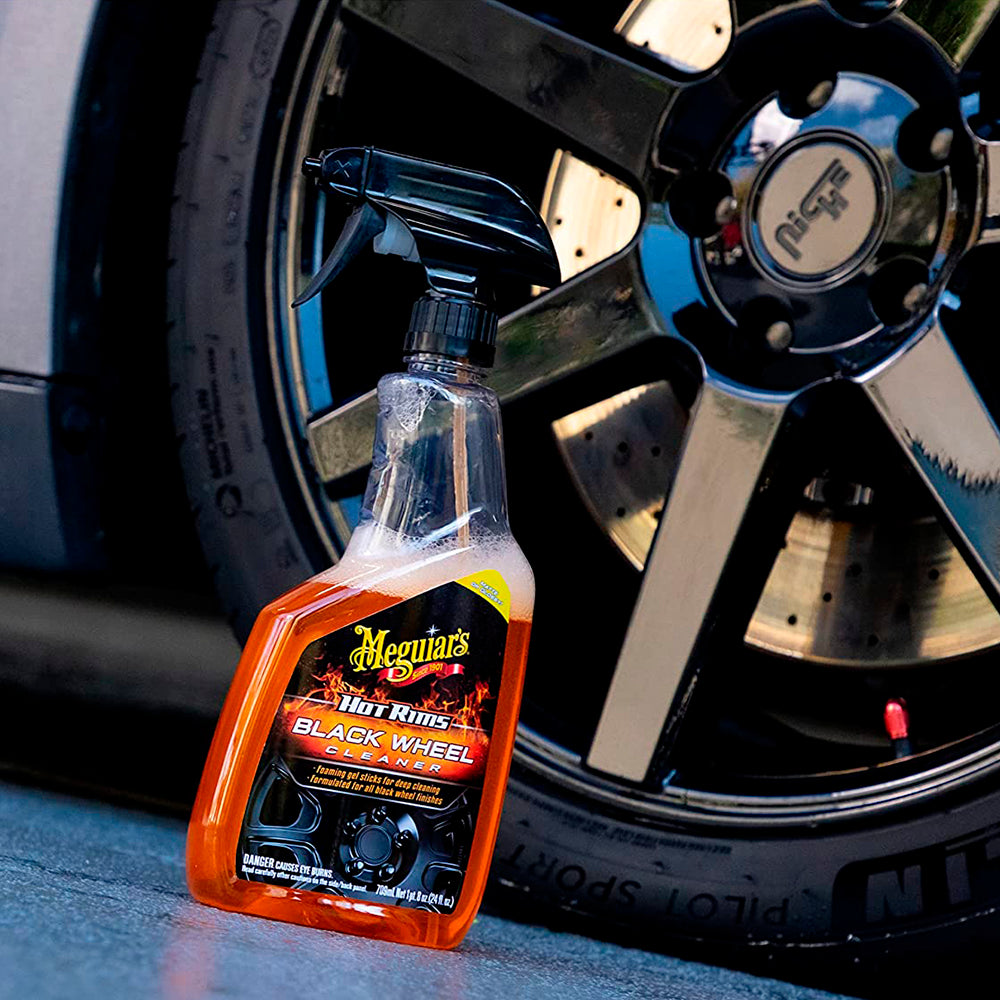 HOT RIMS BLACK WHEEL CLEANER 709ML