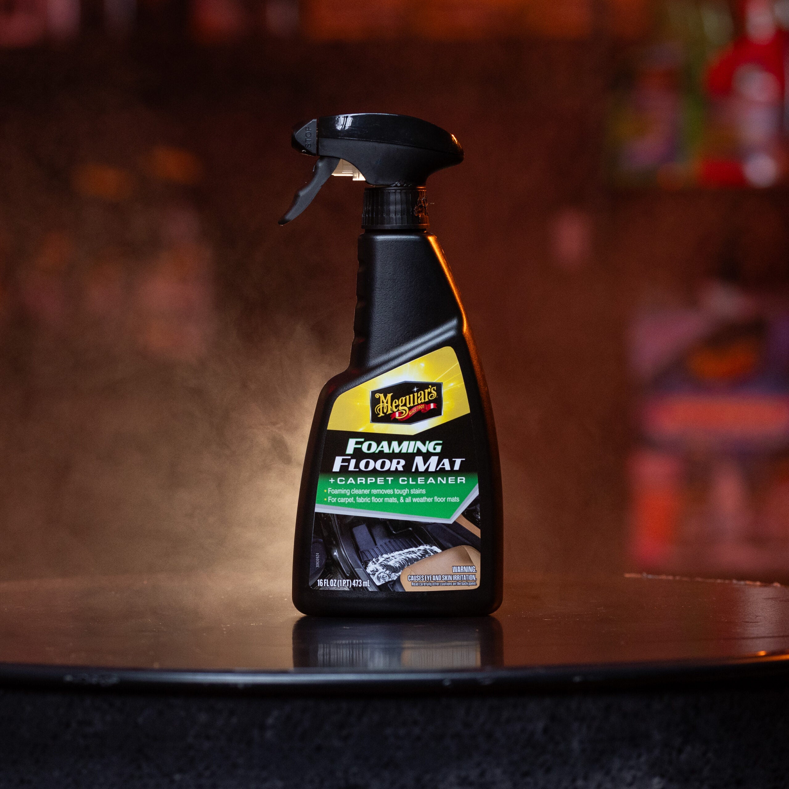 MEGUIAR'S FOAMING FLOOR MAT + CARPET CLEANER 473ml