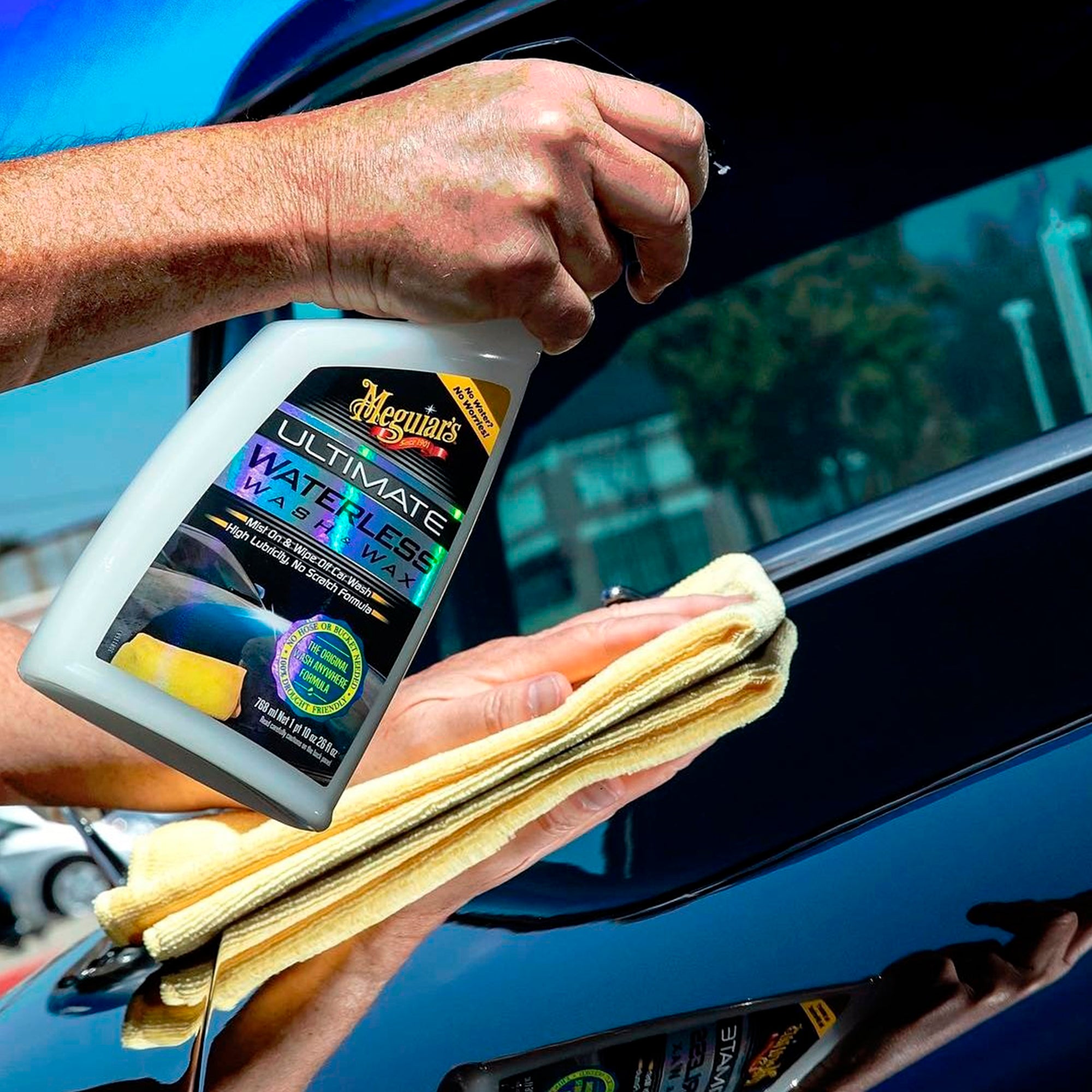 ULTIMATE WATERLESS WASH & WAX - LAVA Y ENCERA SIN AGUA