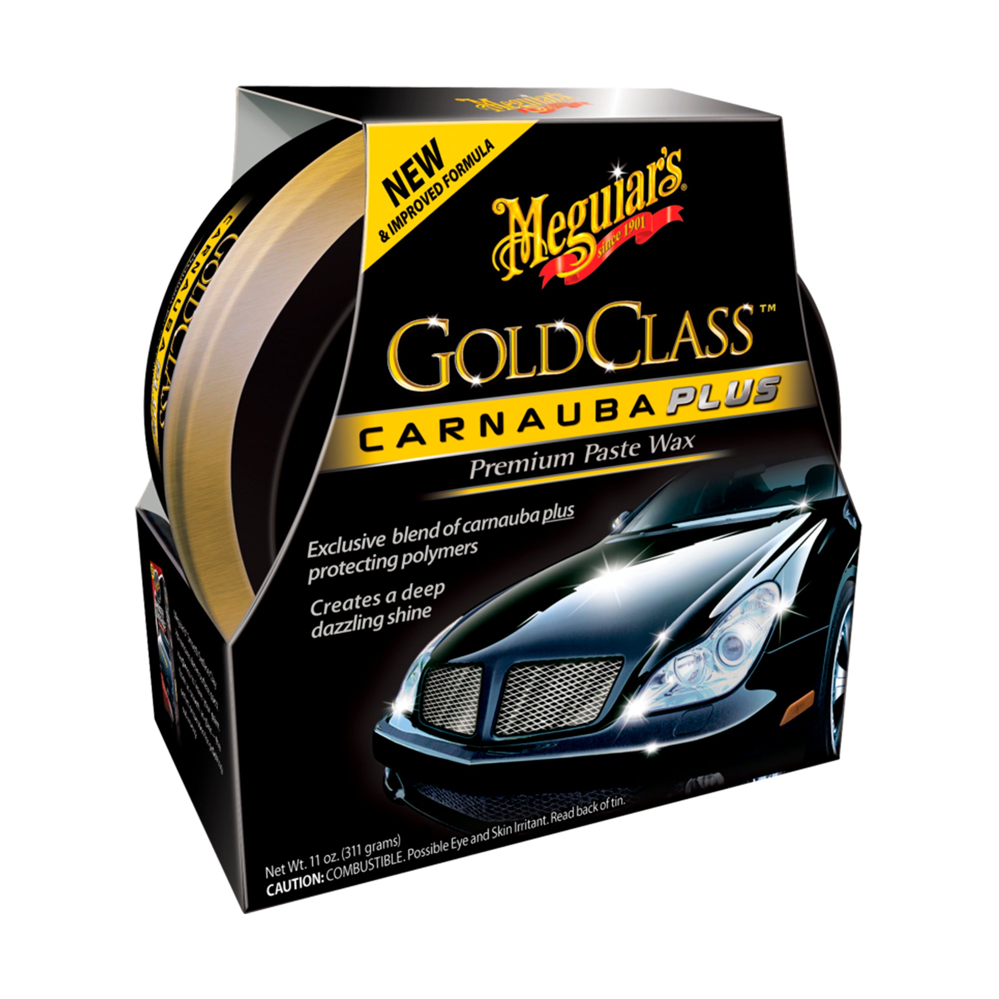 MEGUIAR'S GOLD CLASS CARNAUBA PLUS PASTE WAX 311G