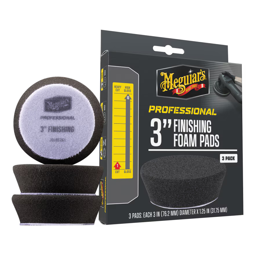 MEGUIAR'S PROFESSIONAL 3" PAD DE ACABADO - Pack 3ud