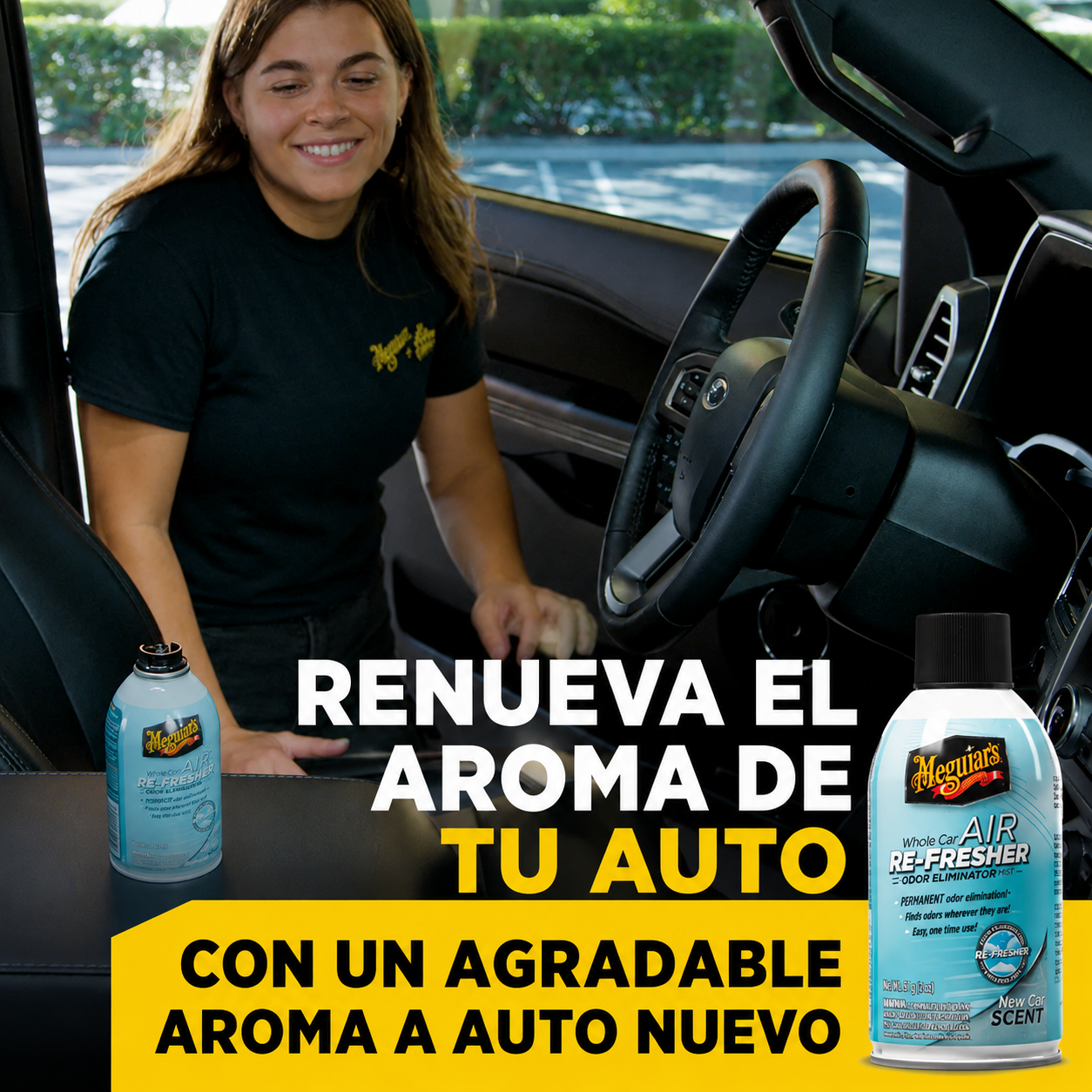 MEGUIAR'S AIR RE-FRESHER, NEW CAR SCENT 59 ML
