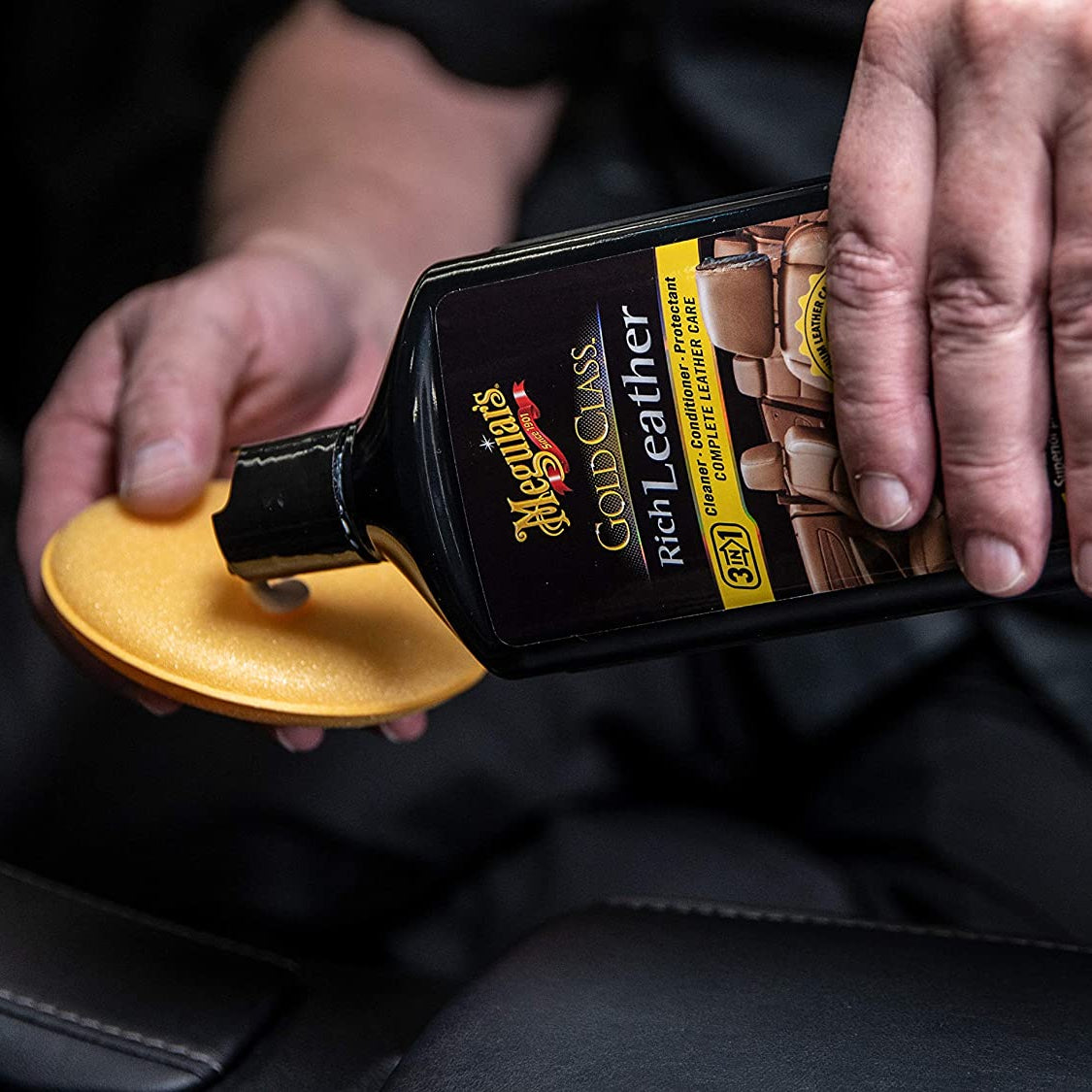 MEGUIAR'S GOLD CLASS RICH LEATHER CLEANER & CONDITIONER 473ml