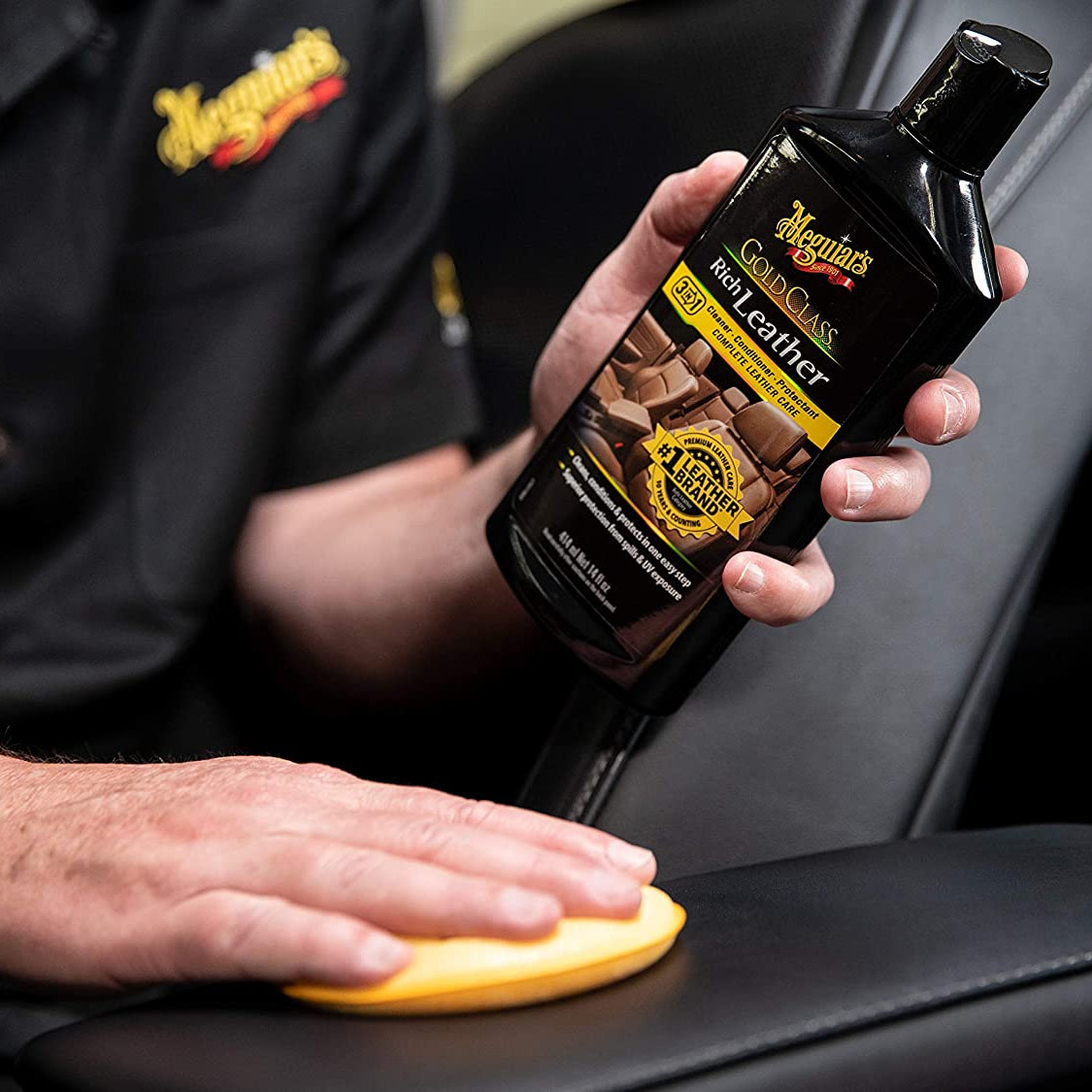 MEGUIAR'S GOLD CLASS RICH LEATHER CLEANER & CONDITIONER 473ml