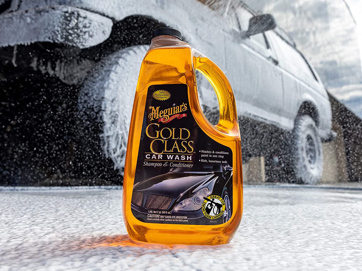 GOLD CLASS™ CAR WASH SHAMPOO & CONDITIONER 1,89L
