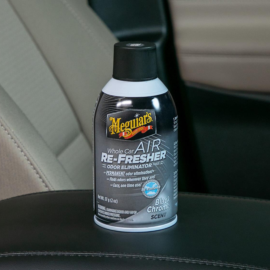 AIR RE-FRESHER, BLACK CHROME 59 ML