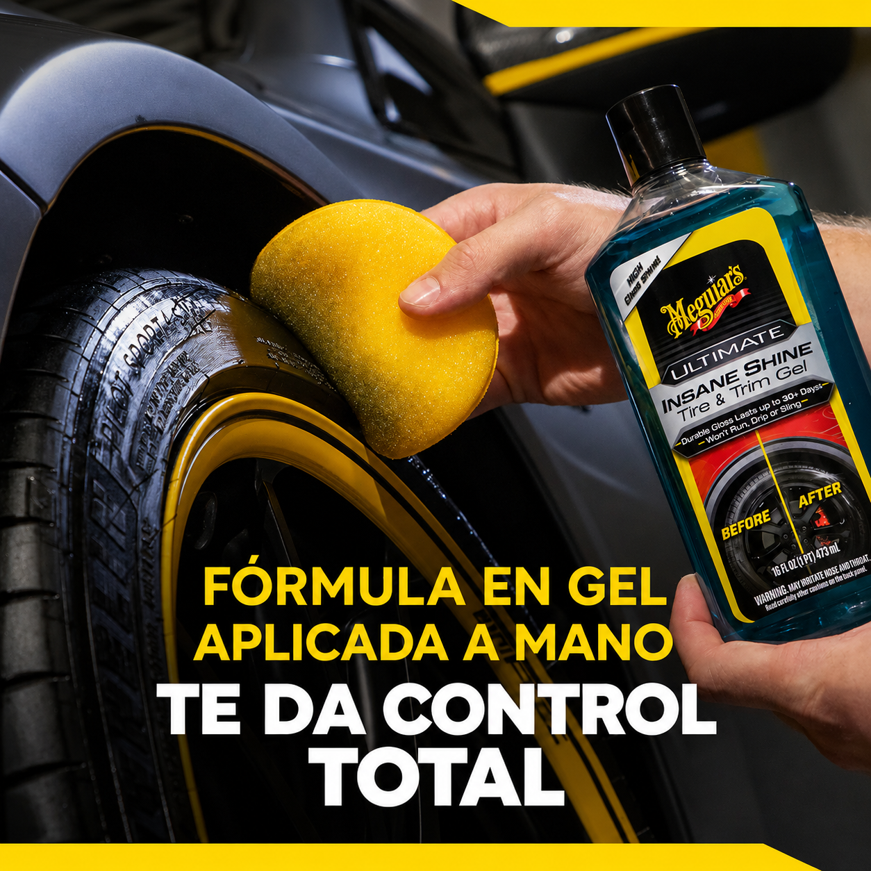 MEGUIAR'S ULTIMATE INSANE SHINE TIRE & TRIM GEL