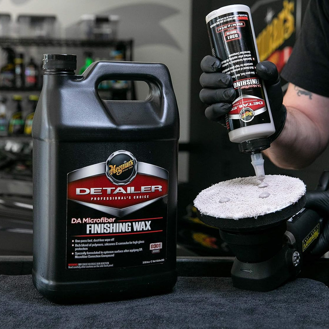 DA MICROFIBRE FINISHING WAX 3,78L
