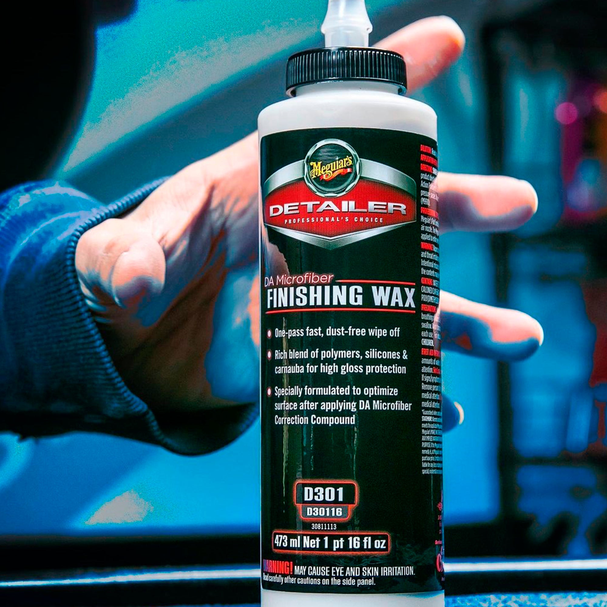 DA MICROFIBRE FINISHING WAX 473ML