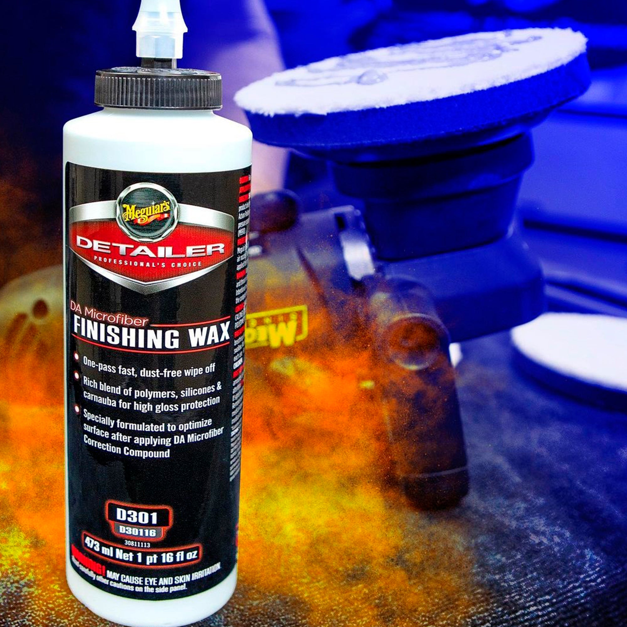 DA MICROFIBRE FINISHING WAX 473ML