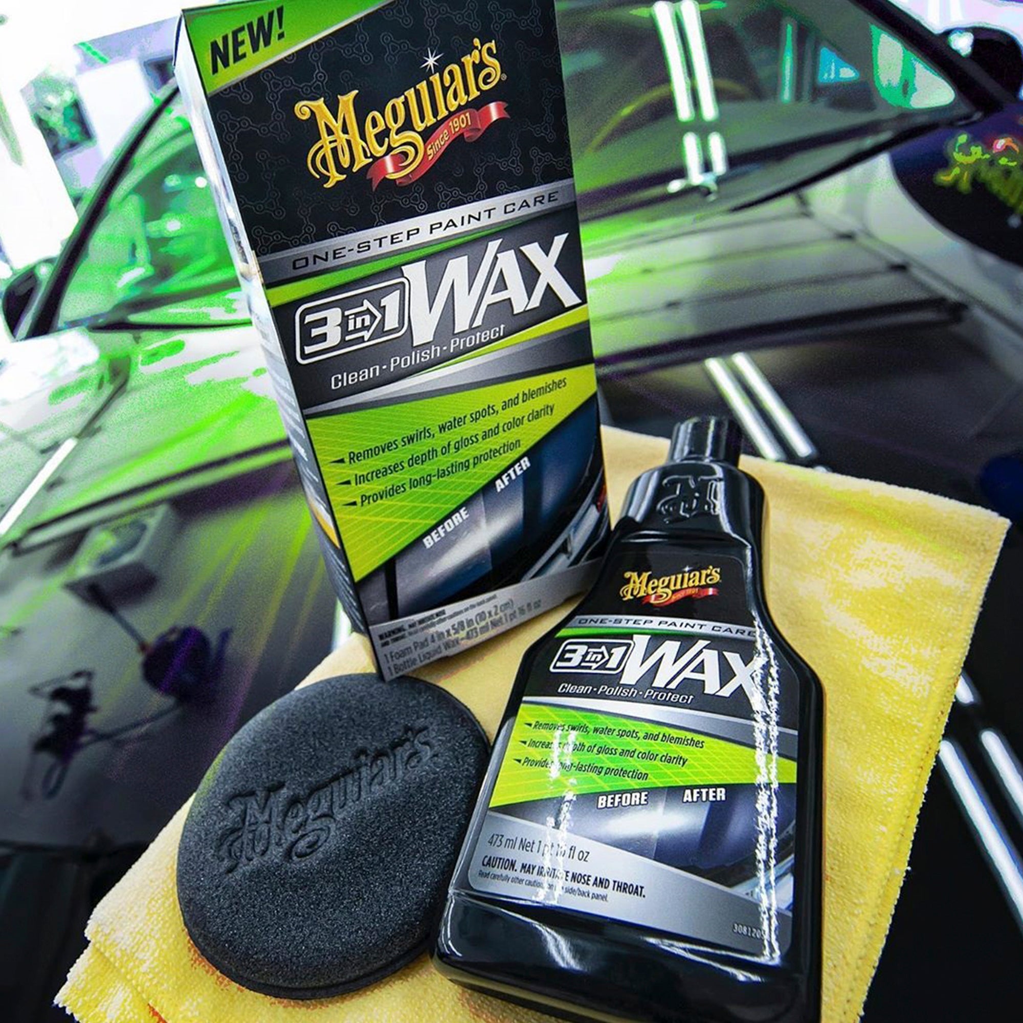 3 IN 1 PAINT WAX 473 ML