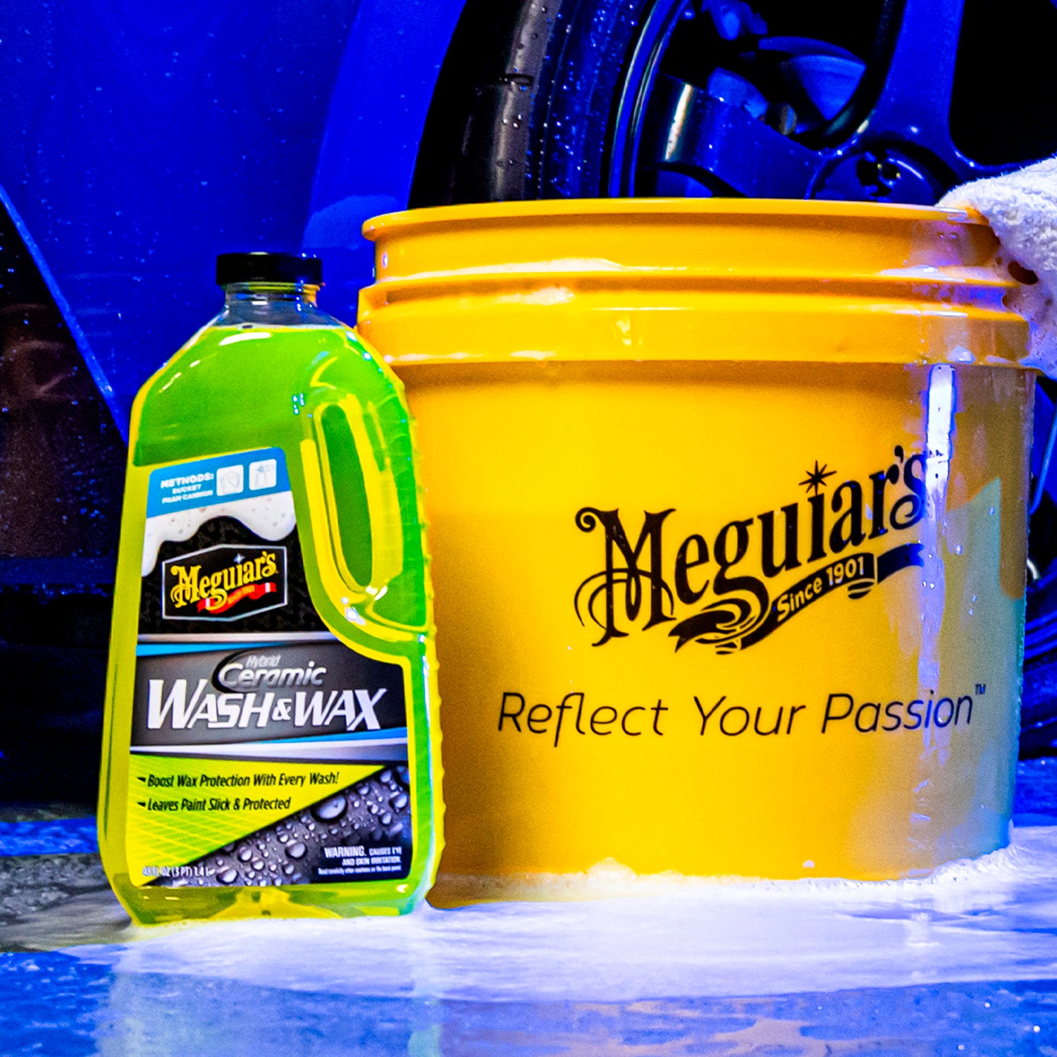 MEGUIAR'S HYBRID CERAMIC WASH & WAX SHAMPOO 1,42L