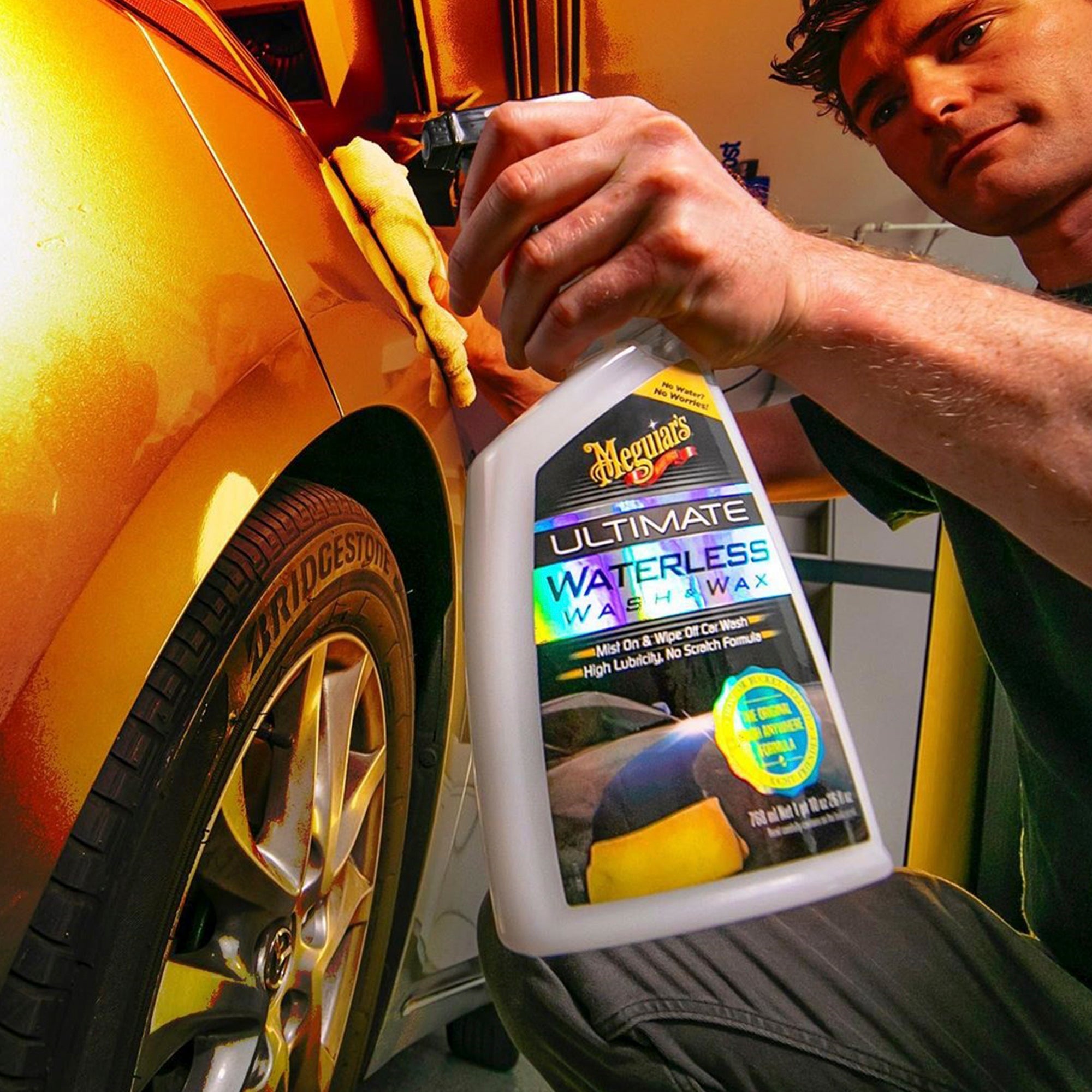 ULTIMATE WATERLESS WASH & WAX - LAVA Y ENCERA SIN AGUA