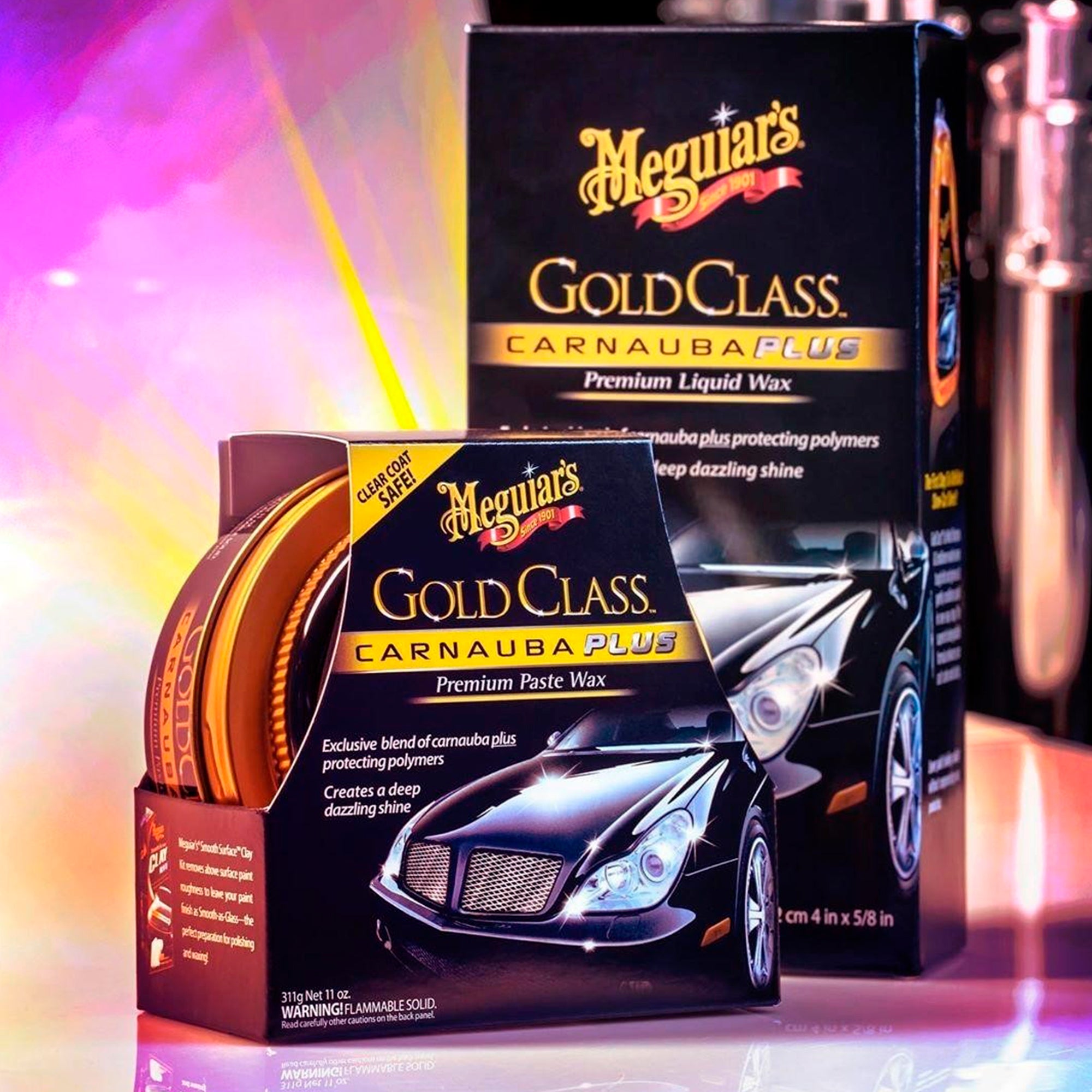 MEGUIAR'S GOLD CLASS CARNAUBA PLUS PASTE WAX 311G
