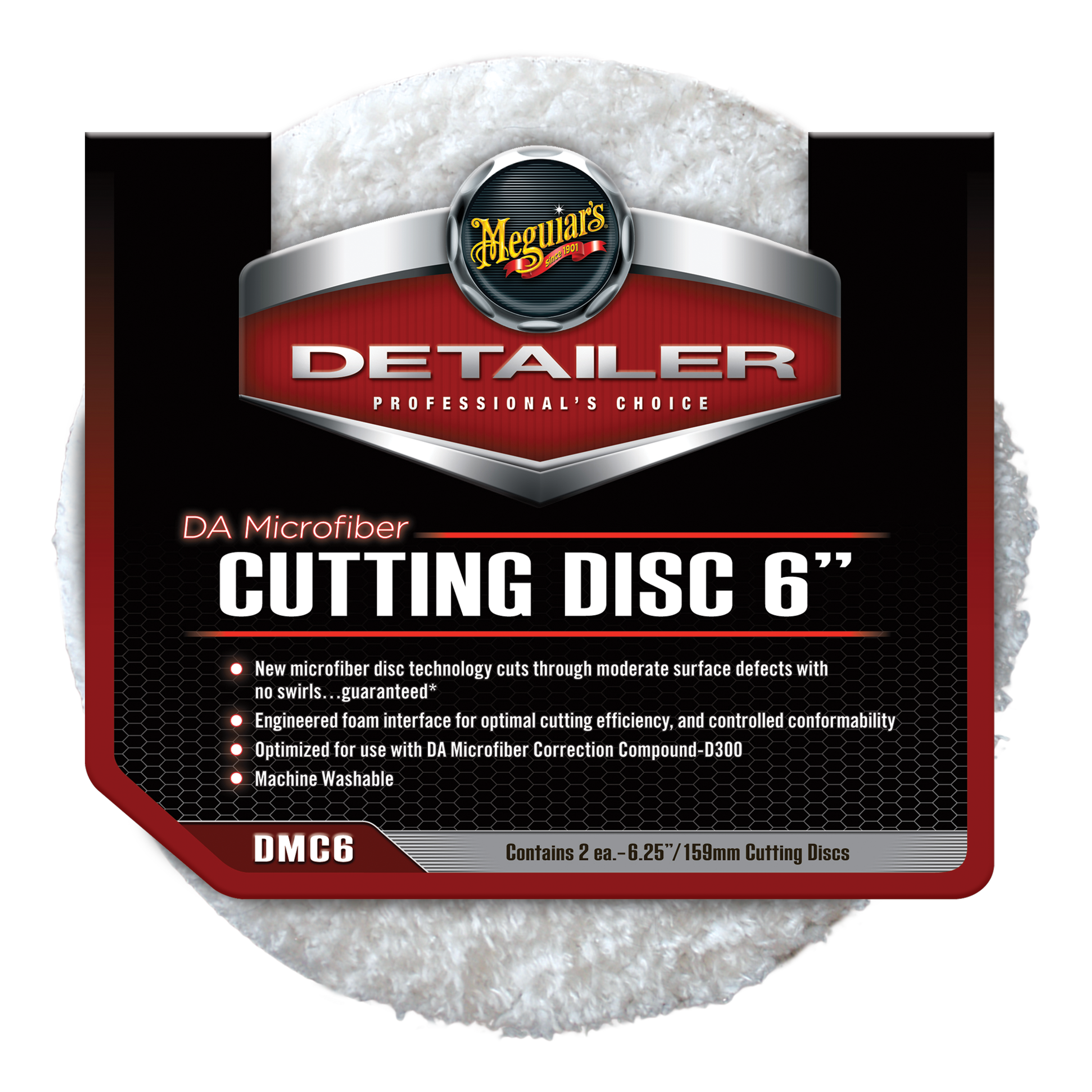 DA MICROFIBRE CUTTING DISC 6"