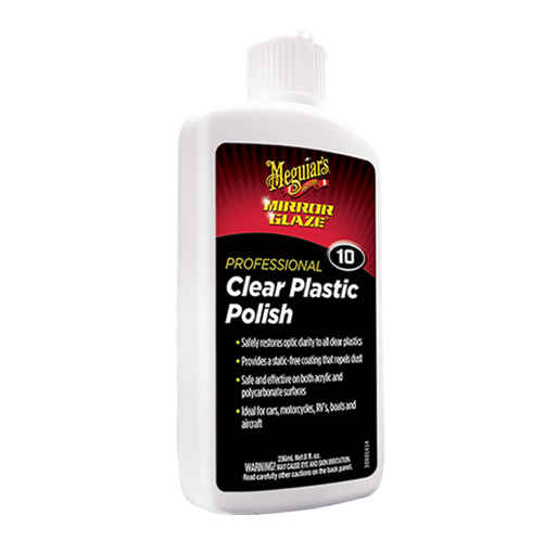 CLEAR PLASTIC POLISH 236 ml.